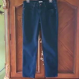 Eileen Fisher Organic Cotton blend Cropped jeans. Size 8